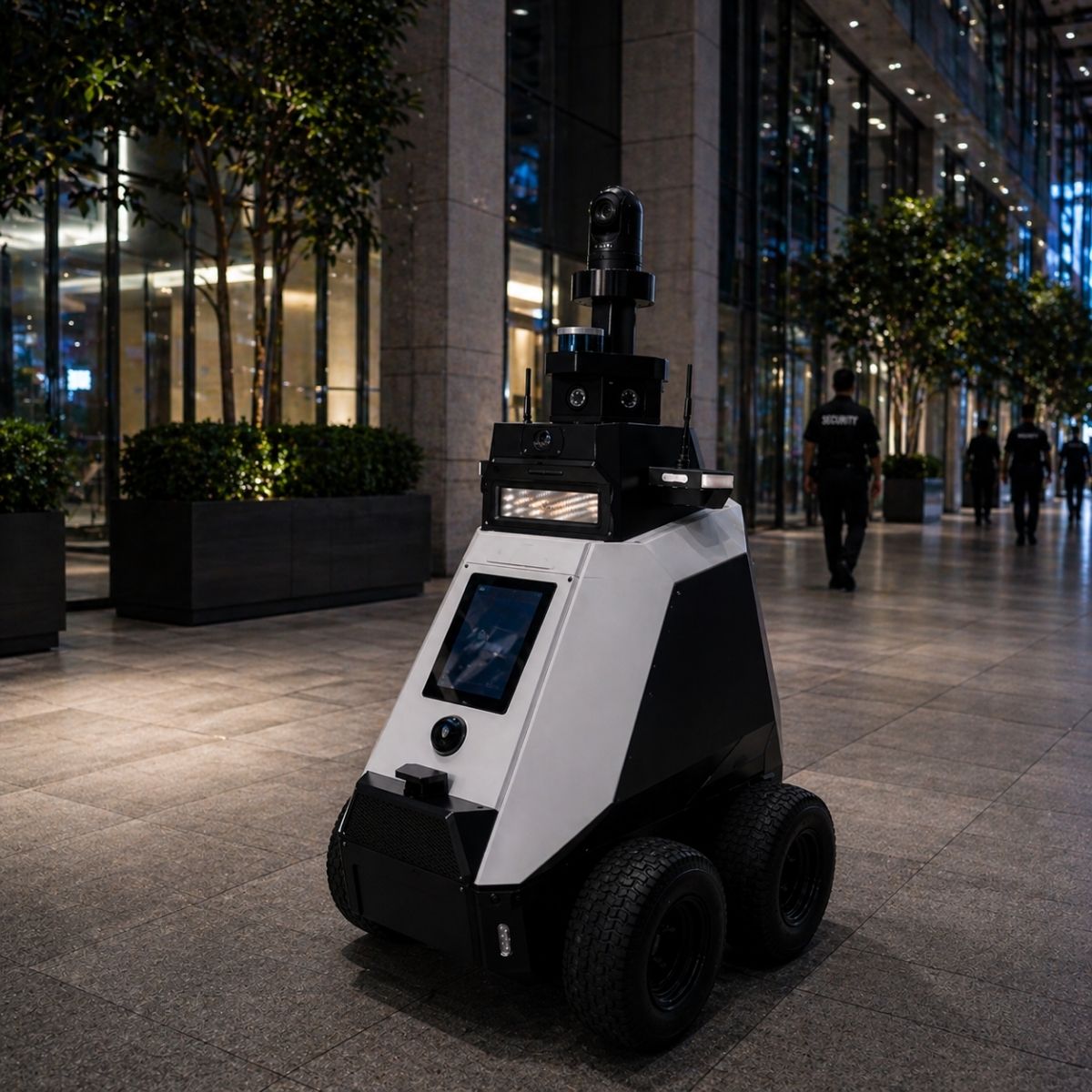 Security Robot Deployment Autonomous Patrol Crowd Control Services.